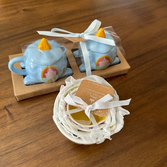 Rae Dunn Disney Cinderella Cream and Sugar Tea Time and Measuring Cups Set - Picture 3 of 7